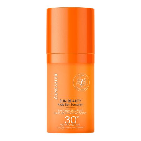 Lancaster Sun Beauty Nude Skin Sensation Sun Protective Fluid Spf 30 Fluido solar facial invisible y ultraligero 30 ml