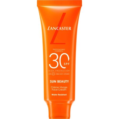 Lancaster Sun Beauty Sublime Tan Face Cream Spf 30 Protector solar facial potencia el bronceado para un acabado radiante y uniforme 50 ml