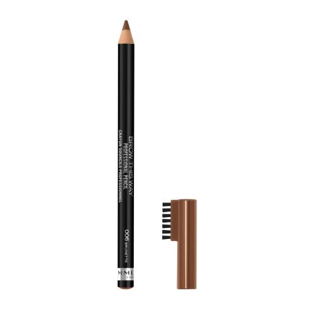Rimmel London Brow This Way Professional Pencil Lápiz de cejas profesional de larga duración que define rellena y esculpe