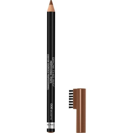 Rimmel London Brow This Way Professional Pencil Perfilador de cejas profesional de larga duración define rellena y esculpe