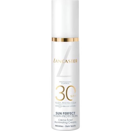 Lancaster Sun Perfect Crème Solaire Eclat Spf 30 Crema solar facial iluminadora antiedad 50 ml