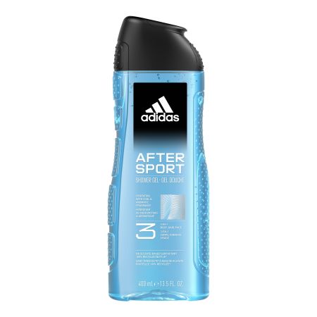 Adidas After Sport Shower Gel Gel de baño y ducha perfumado para hombre 400 ml