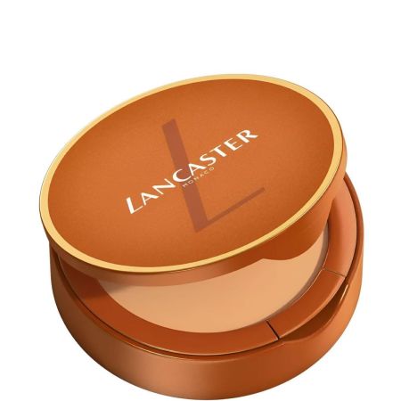 Lancaster Infinite Bronze Sunlight Compact Cream Spf50 Crema compacta solar facial embellecedora con color de textura ultraligera unifica broncea y difumina imperfecciones