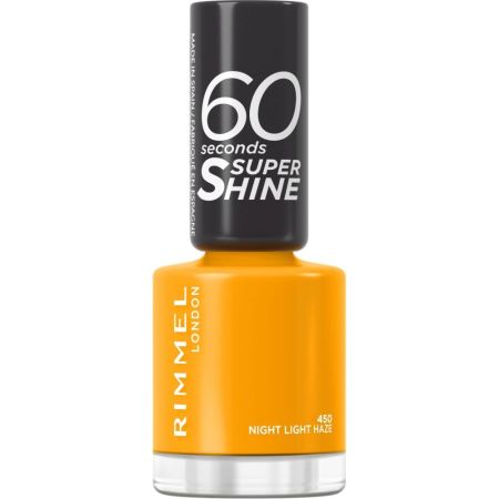 Rimmel London Super Shine 60 Seconds Esmalte de uñas de alto impacto y color ultrabrillante consigue manicura perfecta en solo 60 segundos