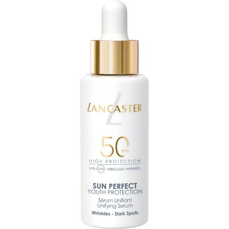 Lancaster Sun Perfect Youth Unifying Sérum Spf 50 Sérum solar unificador protección contra el fotoenvejecimiento tez luminosa y visiblemente más joven 30 ml