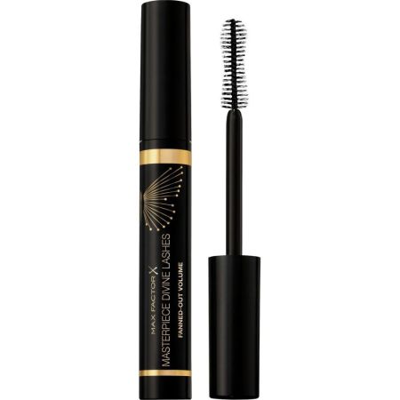 Max Factor Divine Lashes Mascara Máscara de pestañas con fórmula de pigmentos naturales para volumen y mirada abierta sin grumos