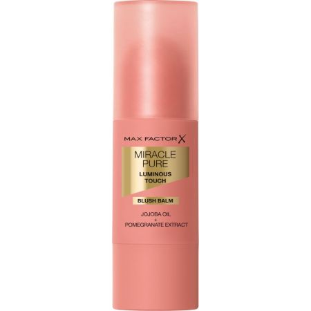 Max Factor Miracle Pure Luminous Touch Blush Balm Colorete en barra ultracremoso y modulable se difumina perfectamente iluminando y realzando el brillo natural