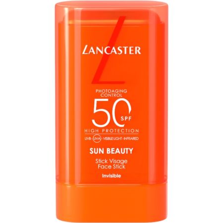Lancaster Sun Beauty Face Stick Spf50 Stick solar traslúcido para rostro y otras zonas concretas sensibles resistente al agua y al sudor 20 gr