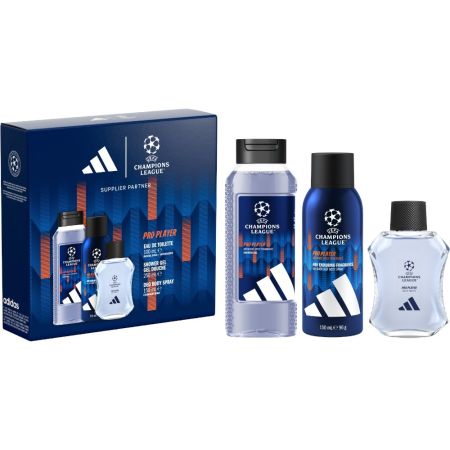 Adidas Champions League Pro Player Estuche Eau de toilette para hombre 100 ml