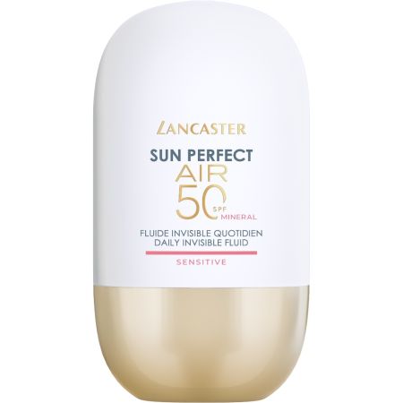 Lancaster Sun Perfect Air Sensitive Daily Invisible Fluid Spf50 Fluido solar facial reduce visiblemente el enrojecimiento y calma la piel sensible 40 ml