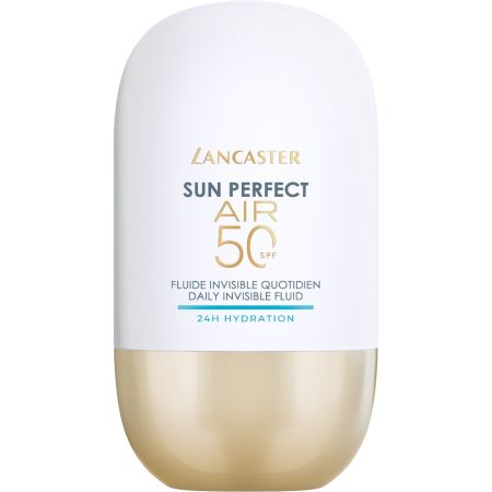 Lancaster Sun Perfect Air 24h Hydration Daily Invisible Fluid Spf50 Fluido solar facial con beneficios hidratantes piel visiblemente tersa y suave 40 ml