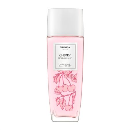 Chanson D'Eau Cherry Les Eaux Du Monde California Fragance Mist Body y hair mist perfumado con aroma a cereza para hacerte sentir en los huertos de california 75 ml