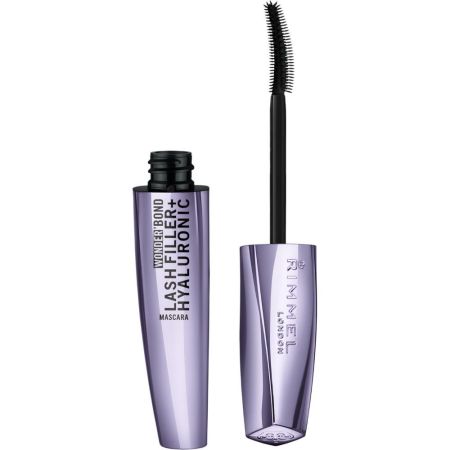 Rimmel London Wonder' Bond Lash Filler + Hyaluronic Mascara Máscara de pestañas ofrece elevación volumen y rizos