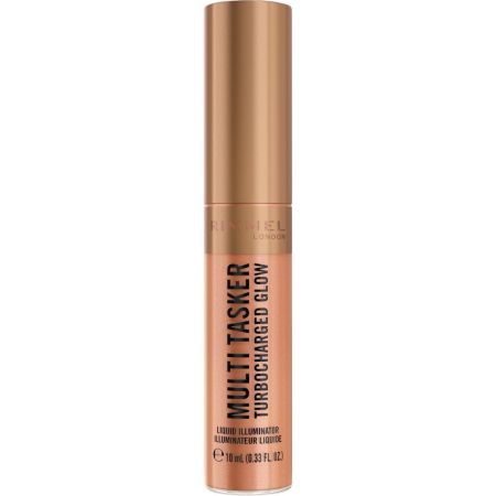 Rimmel London Multi Tasker Turbocharged Glow Liquid Illluminator Iluminador líquido brillo saludable y luminoso que dura todo el día