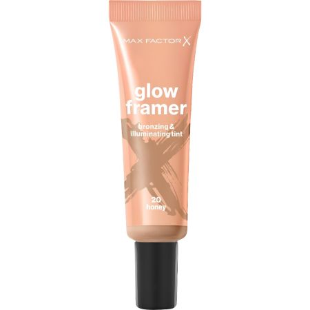 Max Factor Glow Framer Bronzing & Illuminating Tint Tinte iluminador y bronceador para realzar los rasgos faciales de forma natural 30 ml