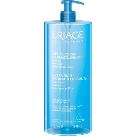 Uriage Gel Surgras Dermatologique Gel de ducha enriquecido con ingredientes activos hidratantes y relipidizantes 1000 ml