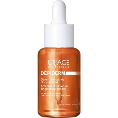 Uriage Dépiderm Sérum Anti-Taches Booster Éclat Sérum con vitamina c de alta tolerancia mejora la piel dejándola luminosa y reduciendo manchas en 28 días 30 ml