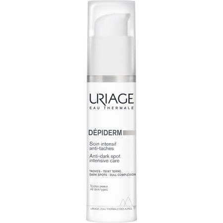 Uriage Dépiderm Soin Intensif Anti-Taches Spf 50+ Crema facial fundente y ligera actúa sobre los diferentes tipos de manchas reduciéndolas hasta un 87 % 30 ml
