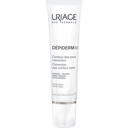 Uriage Dépiderm Contour Des Yeux Correcteur Contorno de ojos corrector de textura gel crema atenúa la apariencia de bolsas y ojeras 15 ml