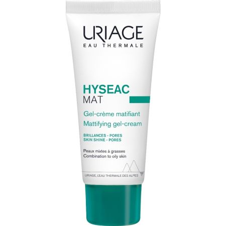 Uriage Hyseac Mat Gel-Créme Matifiant Emulsión matificante alisa los poros hidratación intensa piel aterciopelada 40 ml
