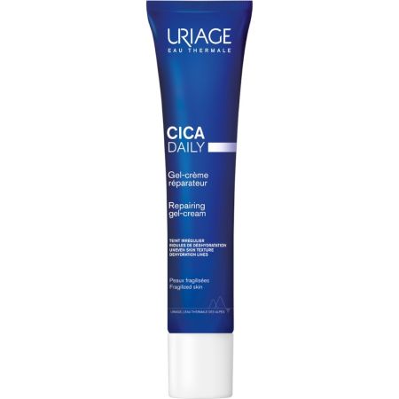 Uriage Cica Daily Gel-Crème Réparateur Crema hidratante textura gel repara purifica protege y calma la piel 40 ml