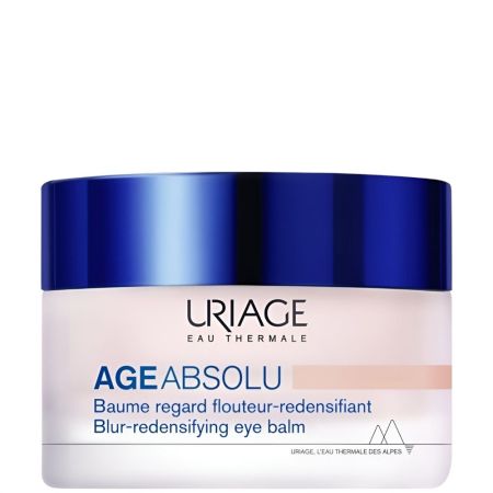 Uriage Age Absolu Baume Regard Flouteur-Redensifiant Contorno de ojos difuminador y redensificante de textura bálsamo ofrece efecto relleno instantáneo 15 ml