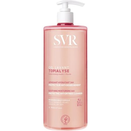 Svr Topialyse Gel Lavant Gel facial y corporal limpiador hidratante reduce la sensación de picor suavizando la piel hasta 24 horas 1000 ml