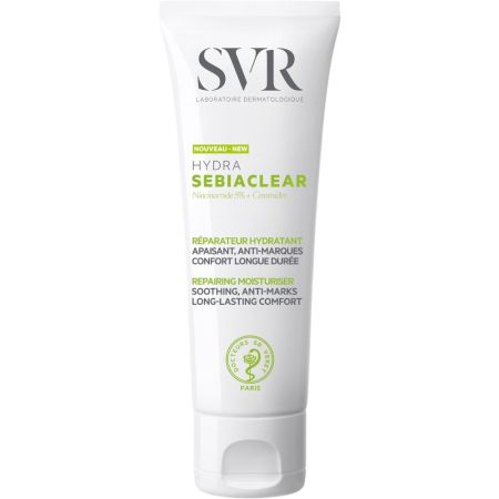 Svr Sebiaclear Hydra Réparateur Hydratant Crema facial reparadora calma irritaciones y rojeces ofreciendo un efecto reconfortante duradero 40 ml