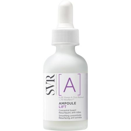 Svr [A] Lift Ampoule Concentrado facial renueva retexturiza y alisa visiblemente la piel con efecto suavizante y retinol 30 ml