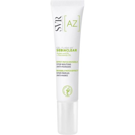 Svr Sebiaclear Gel Flash 4h Gel facial de efecto parche localizado combate imperfecciones y rojeces desde las 4 horas 15 ml