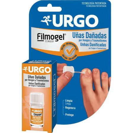 Urgo Apósito Filmogel Uñas Dañadas Apósito líquido limpia regenera y protege para uñas dañadas por hongos y traumatismos 3 ml