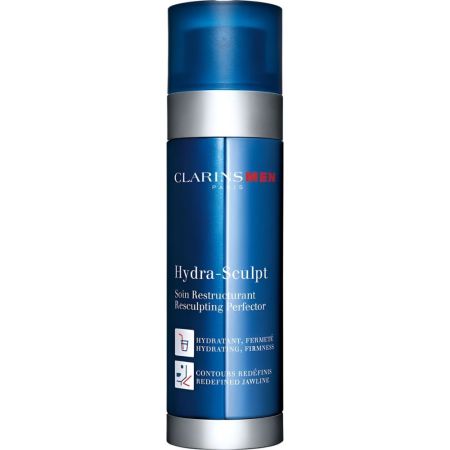 Clarins Men Hydra-Sculpt Soin Restructurant Resculpting Perfector Crema de día hidratante redefine visiblemente el contorno del rostro 50 ml