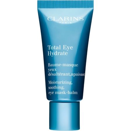 Clarins Total Eye Hydrate Baume-Masque Yeux Contorno de ojos hidratante refrescante calmante e iluminador para mirada fresca y revitalizada 20 ml