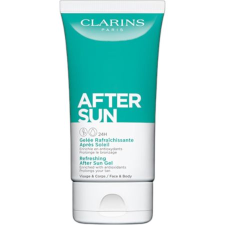Clarins After Sun Gelée Rafraîchissante Aprés Soleil Bálsamo coporal y facial refrescante para después del sol 150 ml
