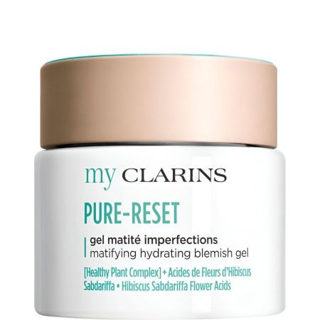 Clarins My Clarins Pure-Reset Gel Matité Imperfections Gel facial matificante reduce visiblemente brillos y combate imperfecciones para piel radiante 50 ml