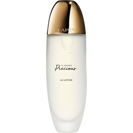 Clarins Precious La Lotion Loción facial confortable prepara hidrata alisa suaviza y aporta volumen a la piel con ingredientes naturales 150 ml