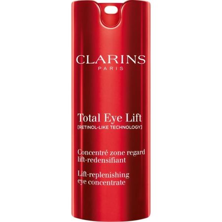 Clarins Total Eye Lift Contorno de ojos antiedad tensa redensifica y abre la mirada atenuando bolsas y ojeras 15 ml