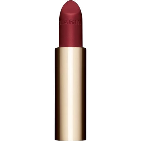 Clarins Joli Rouge Velvet Recarga Barra de labios de gran pigmentación con tratamiento ofrece color intenso y mate luminoso con ácido hialurónico