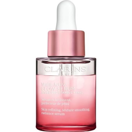 Clarins Multi-Active Glow Serum Sérum bifásico con acción unificadora afina la textura de la piel y potencia su luminosidad 30 ml