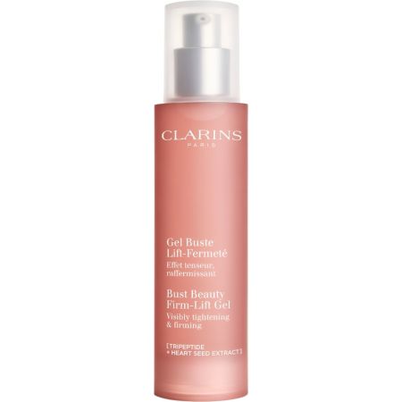 Clarins Gel Buste Lift-Fermeté Tratamiento espécifico para busto y escote de textura no pegajosa ofrece un aspecto más tonificado y definido 50 ml