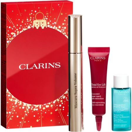 Clarins Mascara Supra Volumen Estuche Máscara de pestañas de doble efecto con intenso volumen capaz de potenciar por sí sola cualquier mirada