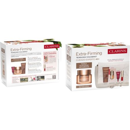 Clarins Extra-Firming Jour Todo Tipo De Piel Estuche Crema de día hidratante antiedad reafirmante para piel luminosa alisada y más joven 50 ml