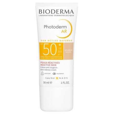 Bioderma Photoderm Ar Spf 50+ Protector solar facial con color de máxima protección para piel sensible con rojeces 30 ml