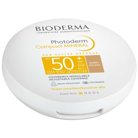Bioderma Photoderm Compact Mineral Spf 50+ Protector solar facial compacto 100% mineral