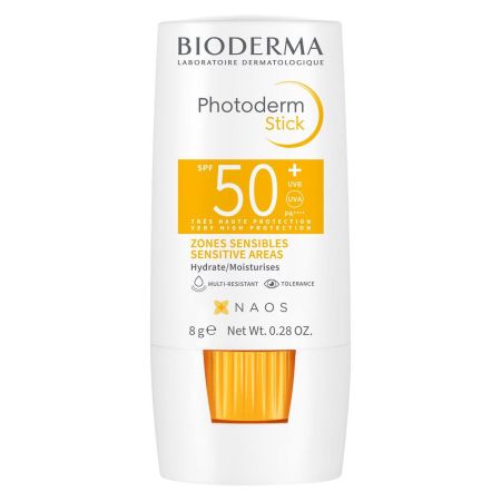 Bioderma Photoderm Stick Spf 50+ Protector solar estimula el sistema de defensas de la piel en zonas sensibles 8 gr