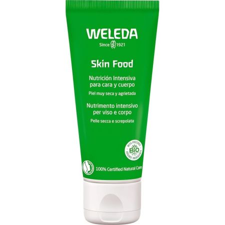 Weleda Skin Food Nutrición Intensiva Crema intensiva nutritiva reparadora y calmante para rostro y cuerpo alivia todo tipo de irritaciones