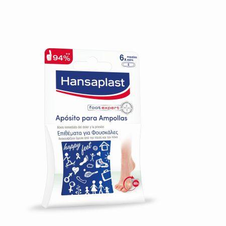Hansaplast Apósito Para Ampollas Apósito para ampollas protección superior y alivio instantáneo del dolor 6 uds