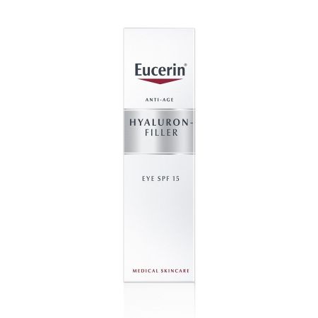 Eucerin Anti-Age Hyaluron-Filler Eye Spf 15 Contorno de ojos antiedad combate las arrugas para rejuvenecer y proteger la mirada 15 ml