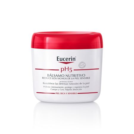 Eucerin Ph5 Bálsamo Nutritivo Reduce Los Signos De La Piel Sensible Bálsamo nutritivo piel seca y sensible 450 ml