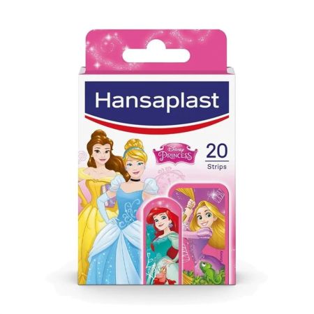 Hansaplast Apósitos Disney Princess 2 Tamaños Apósitos para que los niños olviden sus lágrimas y recuperen la diversión en tiempo record 20 uds